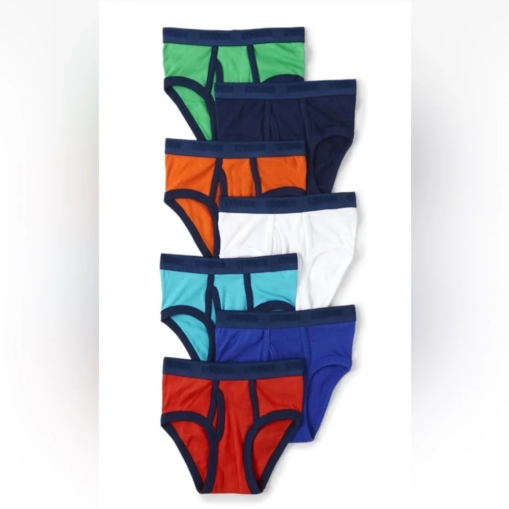 GYMBOREE BOYS SIZE 3-4 UNDERWEAR BRIEFS 7 PACK